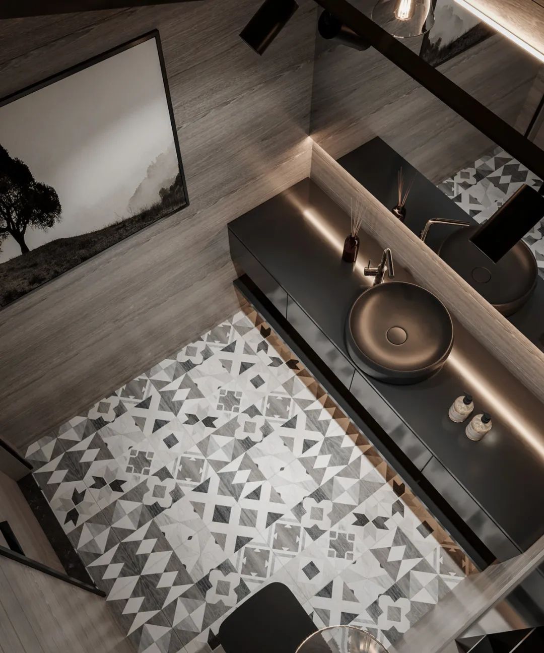 阿塞拜疆巴库现代轻奢公寓设计丨Aytan Guliyeva-55