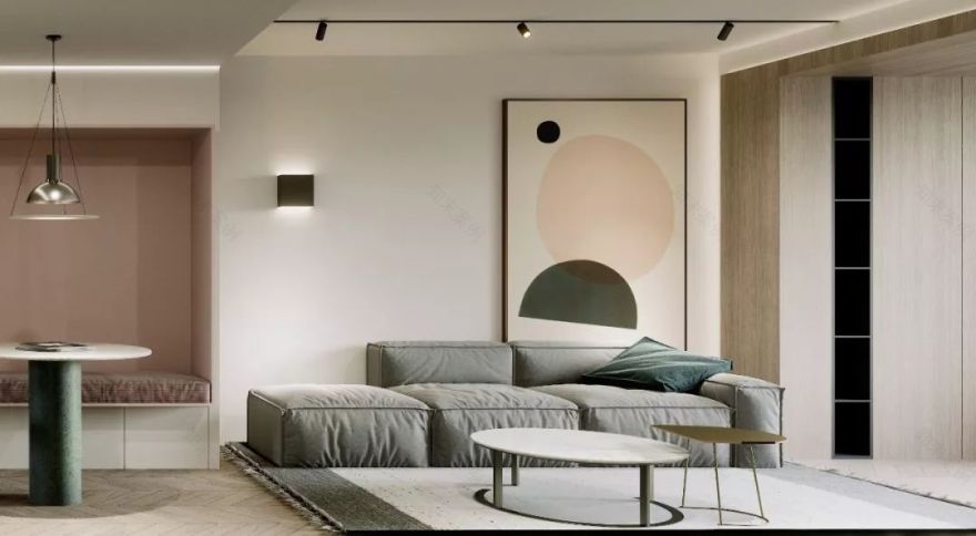 上海粉色少女与蓝色先生的私宅设计,浪漫与梦想的融合-40