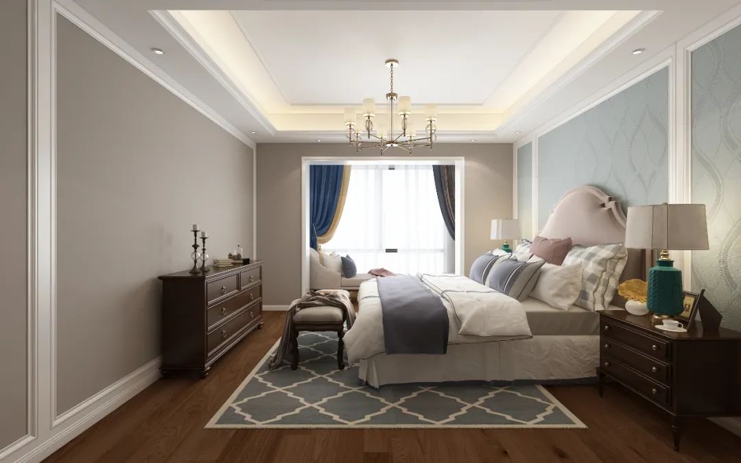 中海九号公馆 190㎡美式新作,古典情怀与自由生活完美融合-34