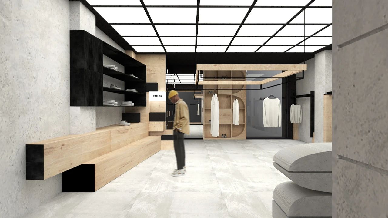 蘑菇云·BONELESS概念店丨中国广州丨蘑菇云设计工作室-58