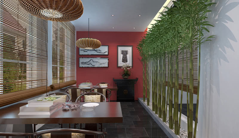 茶馆设计案例效果图-1