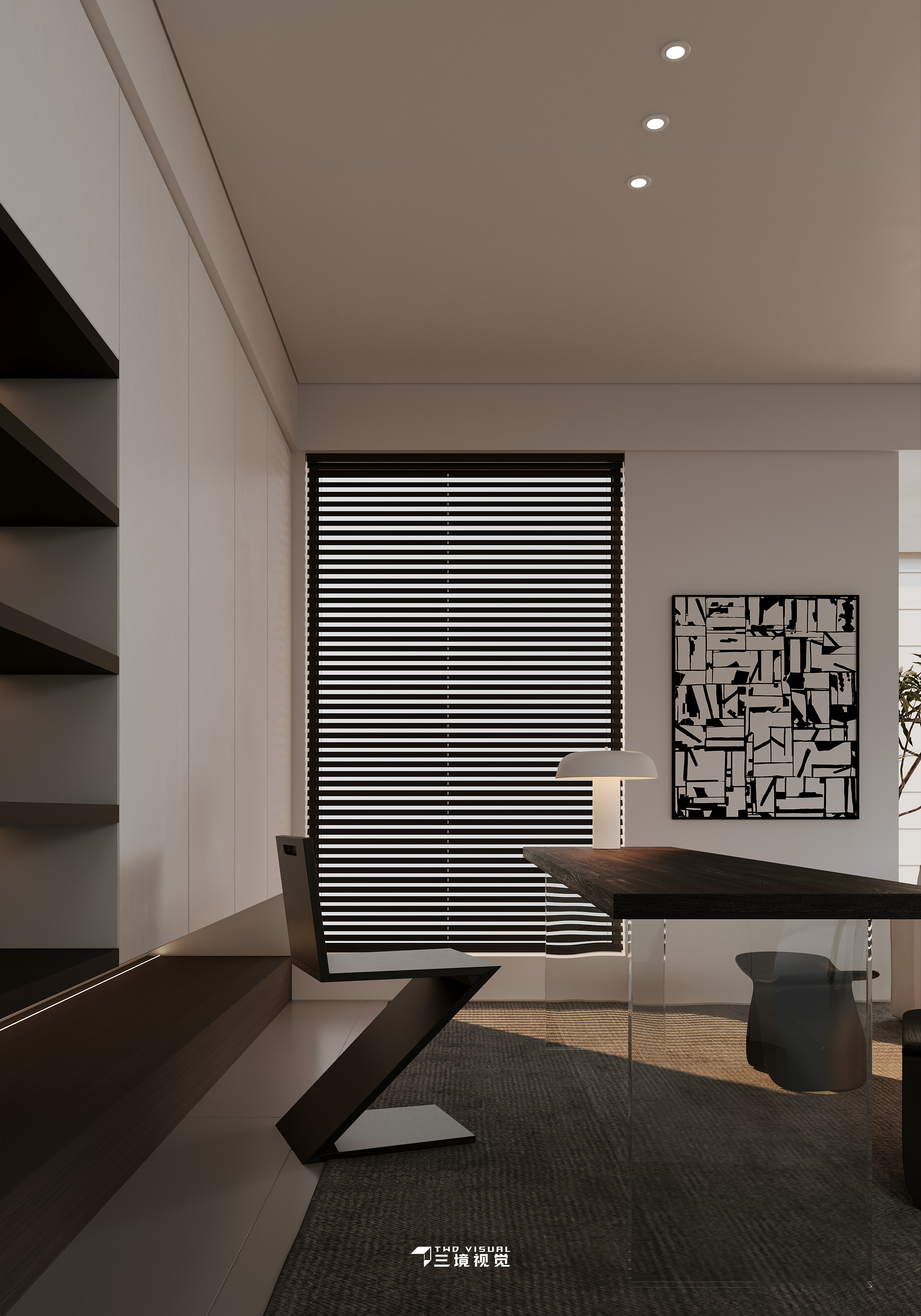 住宅-130平白色现代风设计-3