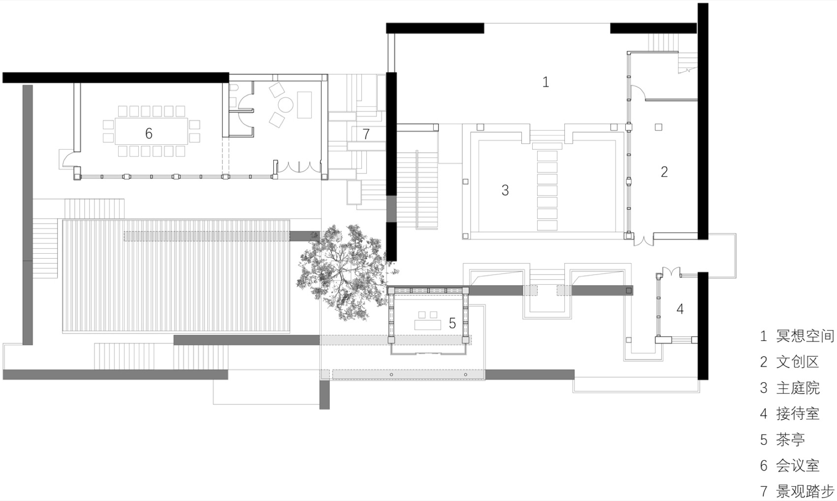 东方山佛教协会改造设计丨中国黄石丨反几建筑-80