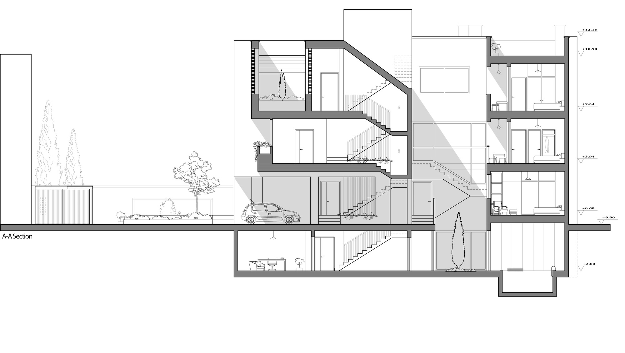 2 个伊万，2 所房子丨伊朗丨Hamaan Architectural Office-21