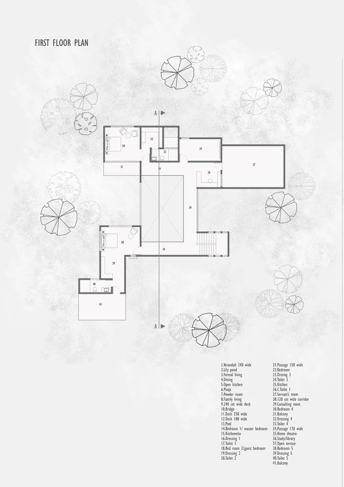 宁静诗意的避风港｜Lilly 别墅丨印度丨Aslam Sham Architects-26