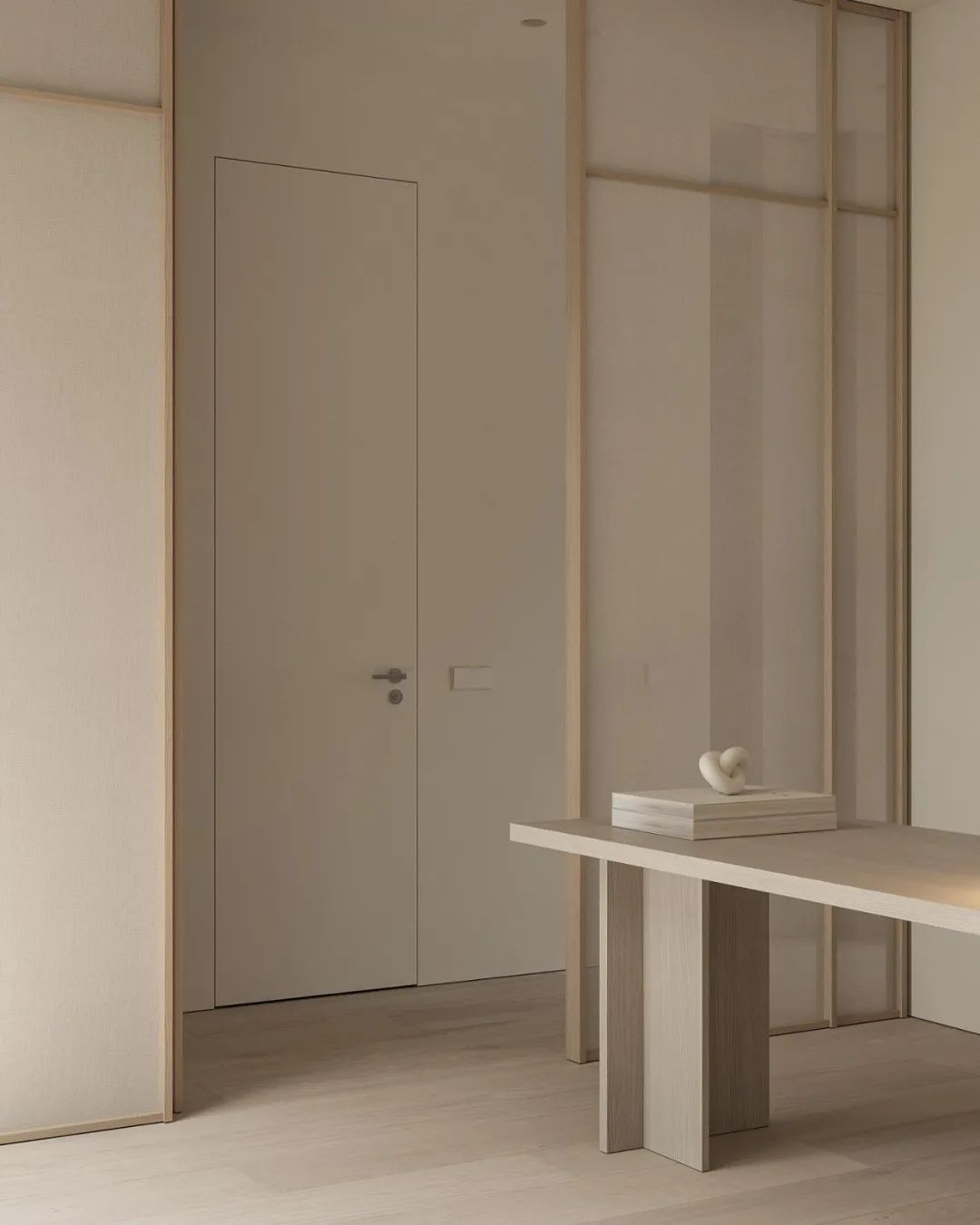 奶油色调的宁静家园丨Zeworkroom Studio-32