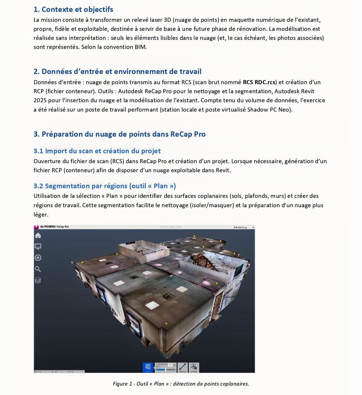 Nuage de points & Convention BIM-2