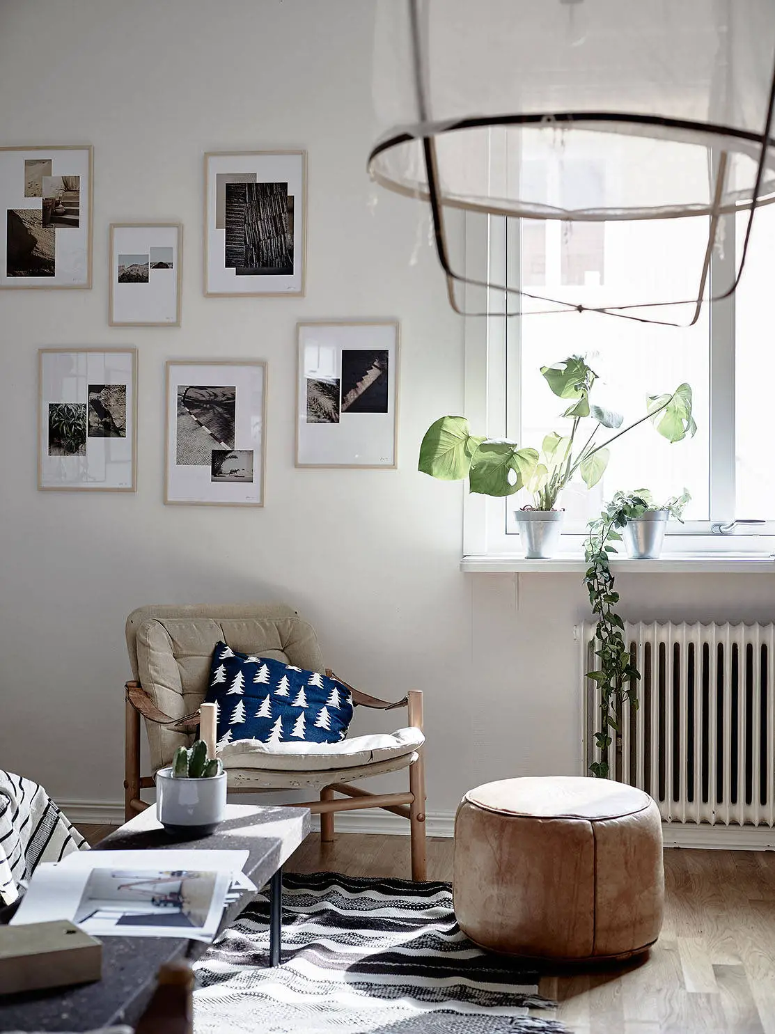 瑞典木质风格融入民族元素，打造温馨 72 平米空间-3