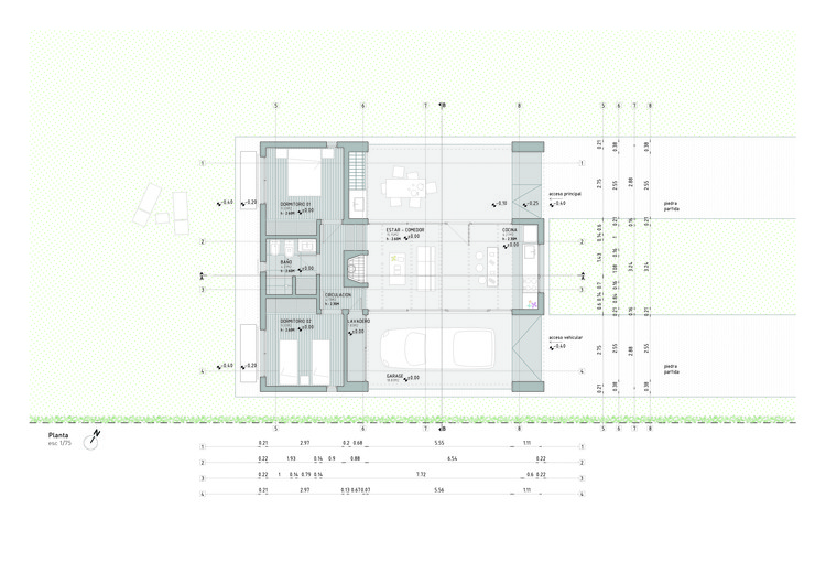 乌拉圭 69 平米“绿意容器”家园-12