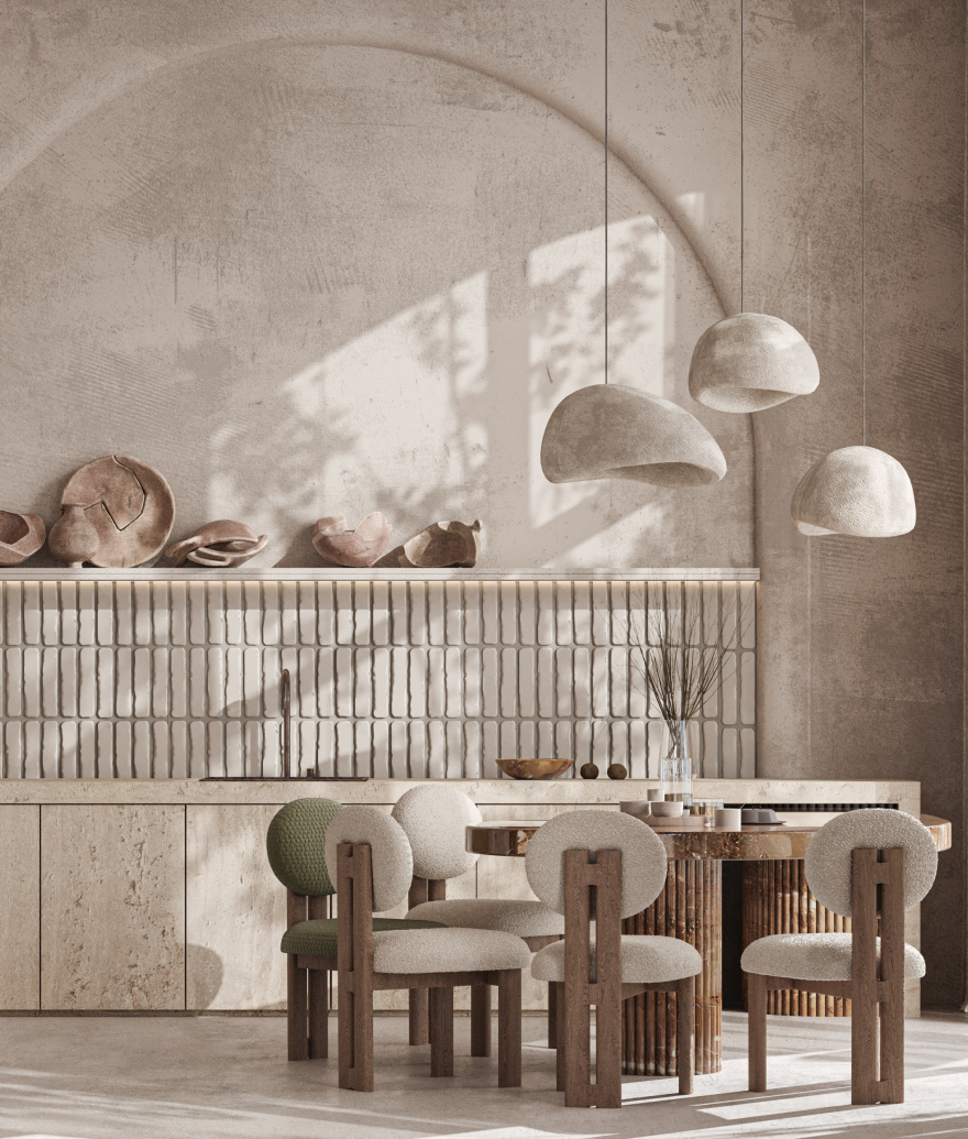 2025年侘寂风客厅丨沙特阿拉伯丨SHI studio-21