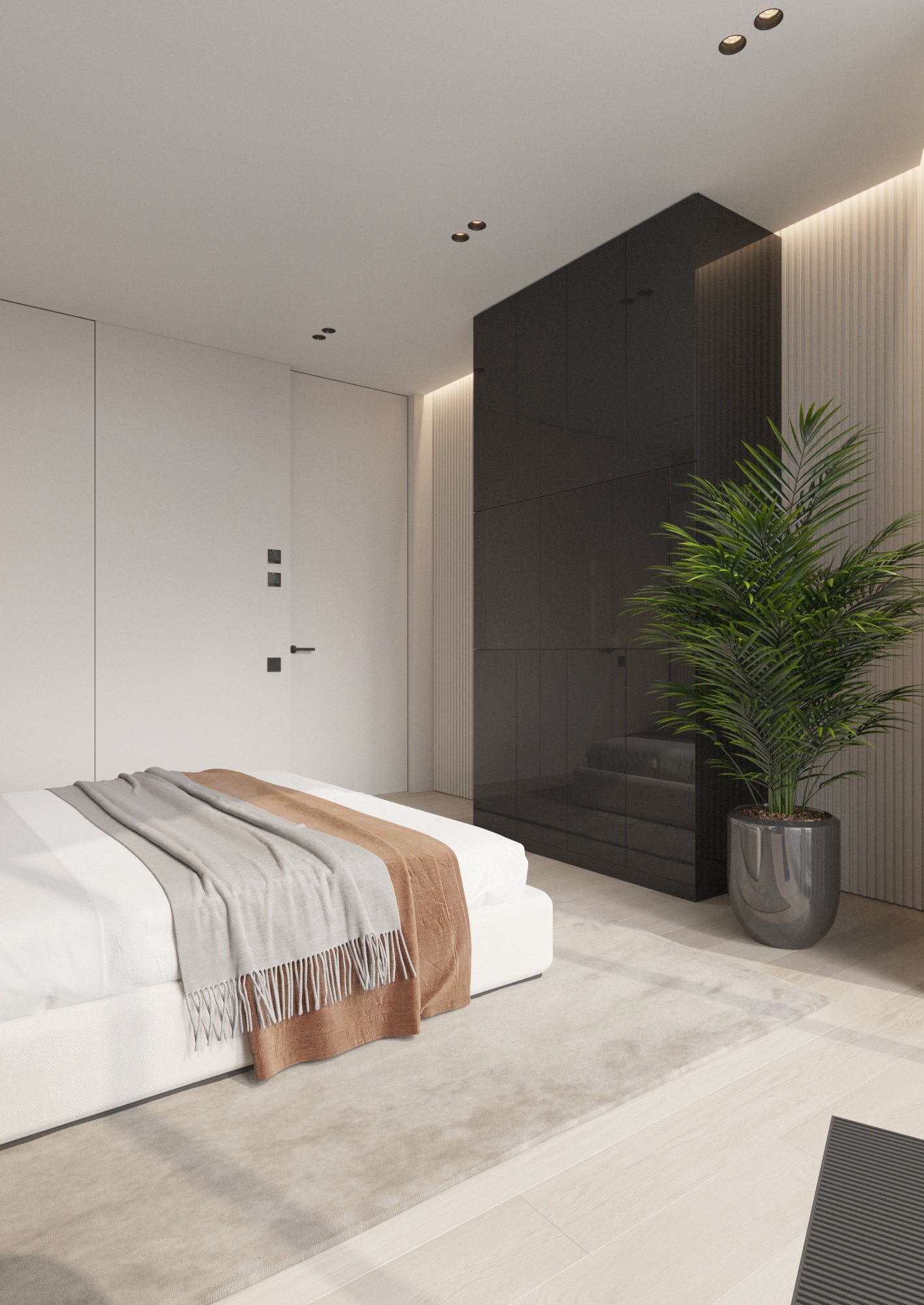 95㎡浅色系公寓设计 既舒适又精致-22