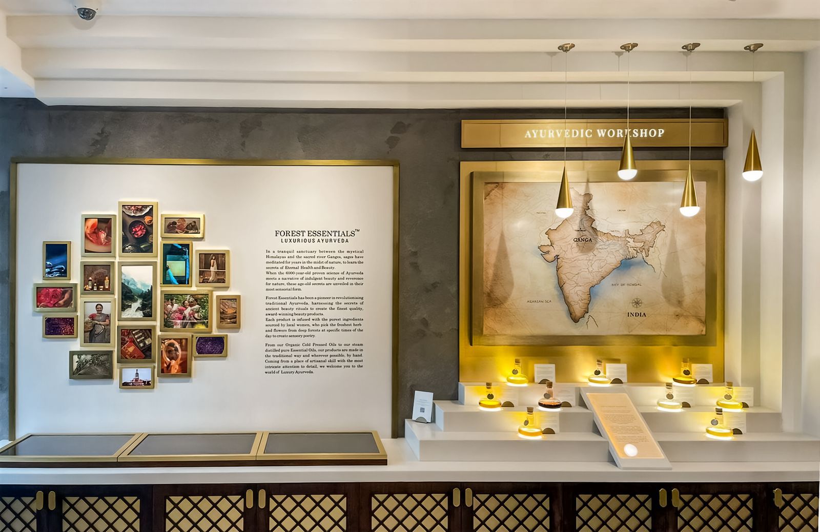 Forest Essentials伦敦旗舰店丨英国伦敦丨巴黎设计机构Centdegres-13