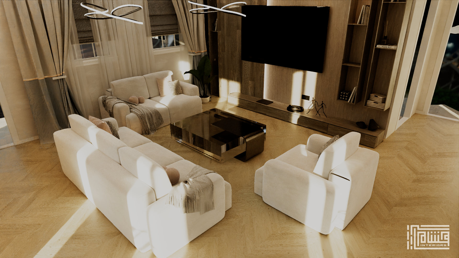 Modern Woody Living INTERIOR DESIGN-7