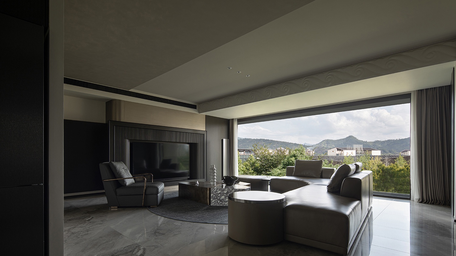 三只喜鹊|自带质感 高级深邃丨杭州黎水仁佳设计公司-5