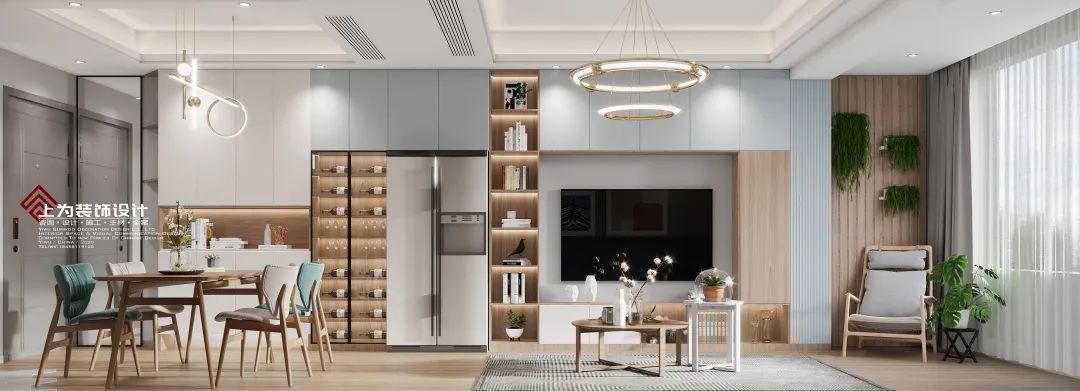 北欧风格小户型设计丨上为装饰设计有限公司-23