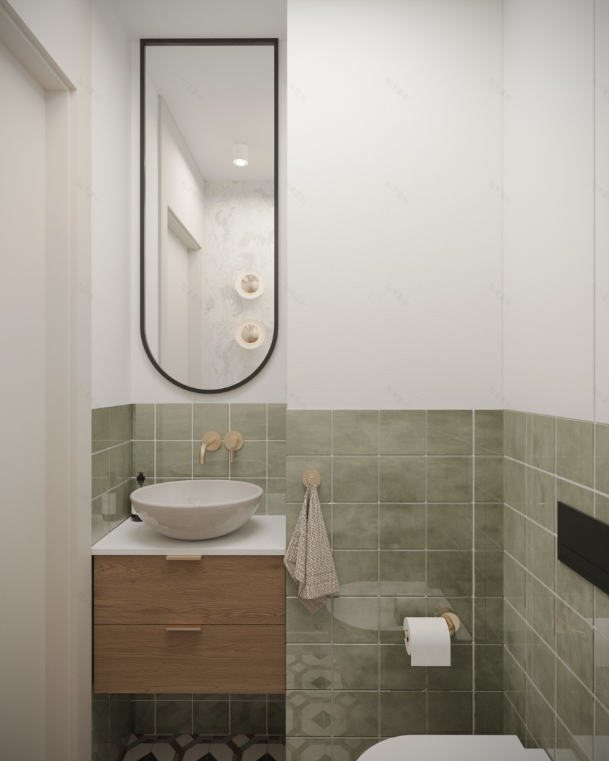 公寓室内设计丨波兰波兹南-8