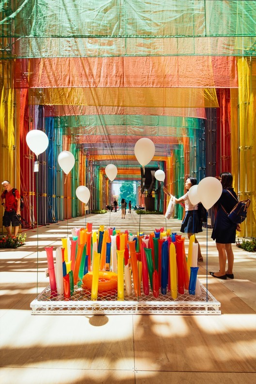 新加坡 2016 年建筑节“呼气”展馆——DP 建筑师事务所设计-2