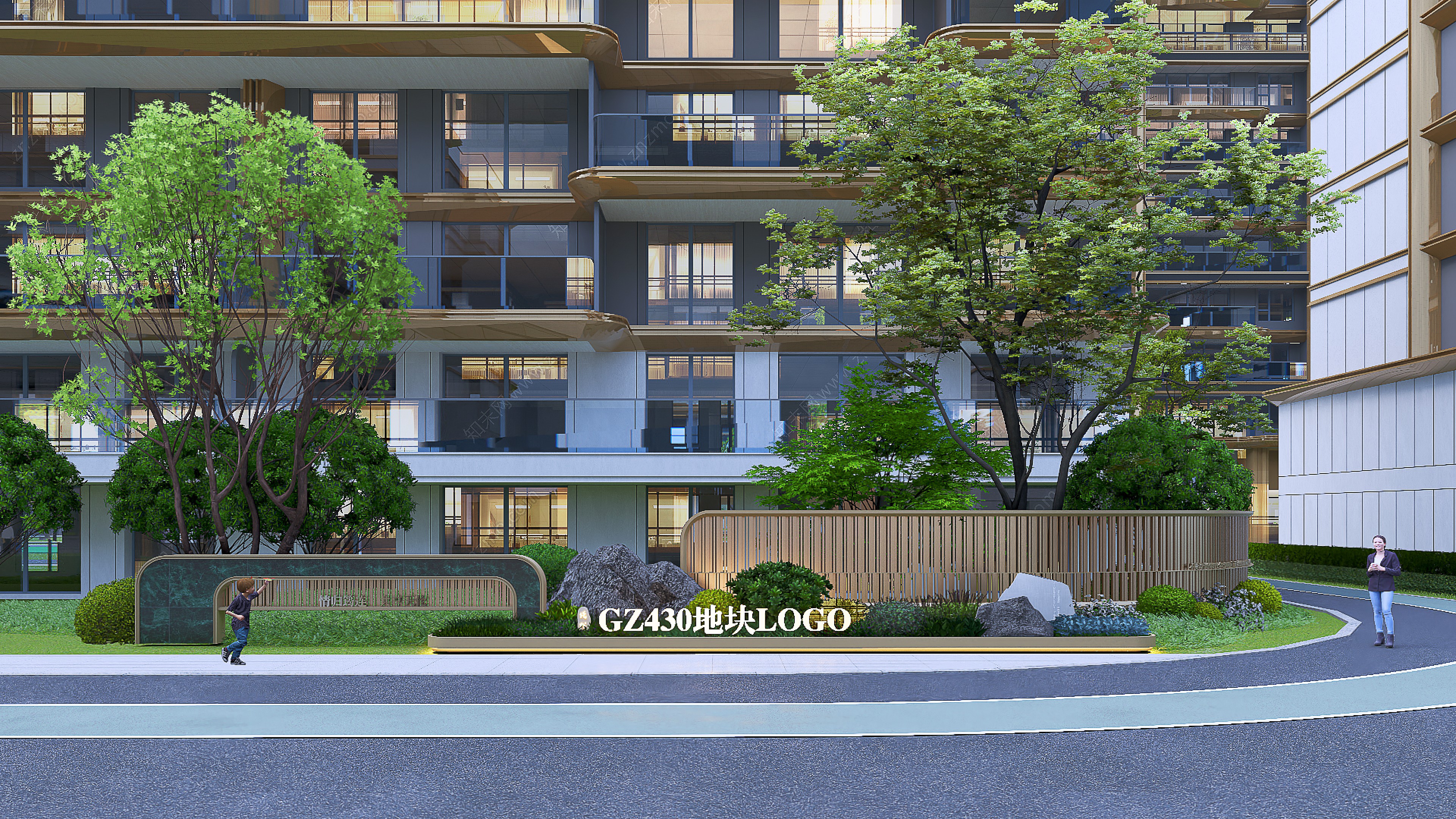 新中式现代高端地产lumion-3