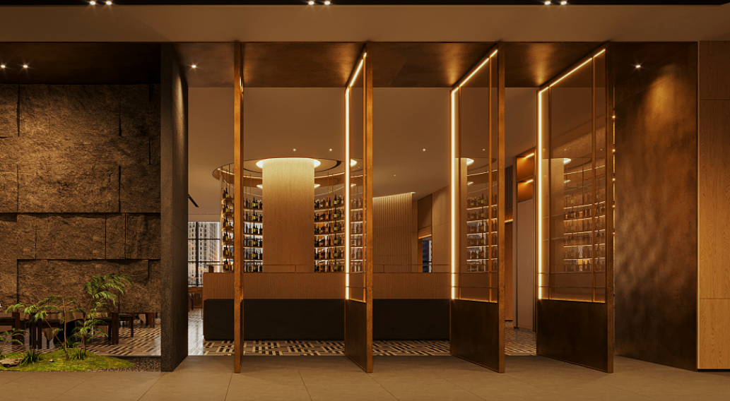 寂静中的英伦风餐厅-3