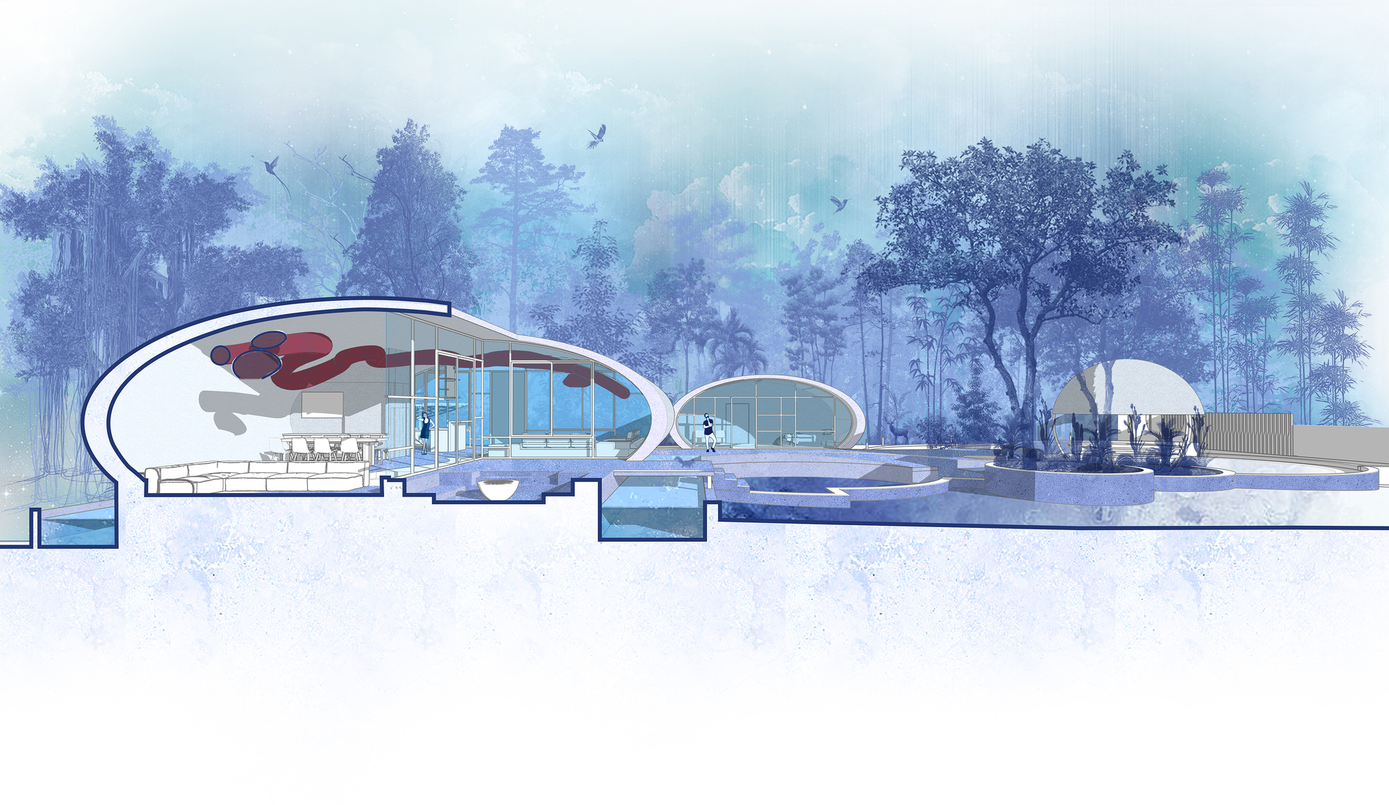 阳光房丨印度丨Achyutam Designs-33