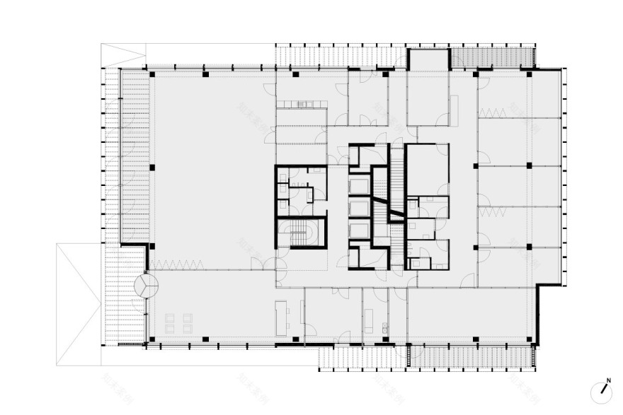 比利时 IOK 总部办公建筑，木质模块化立面展现优雅节奏-4