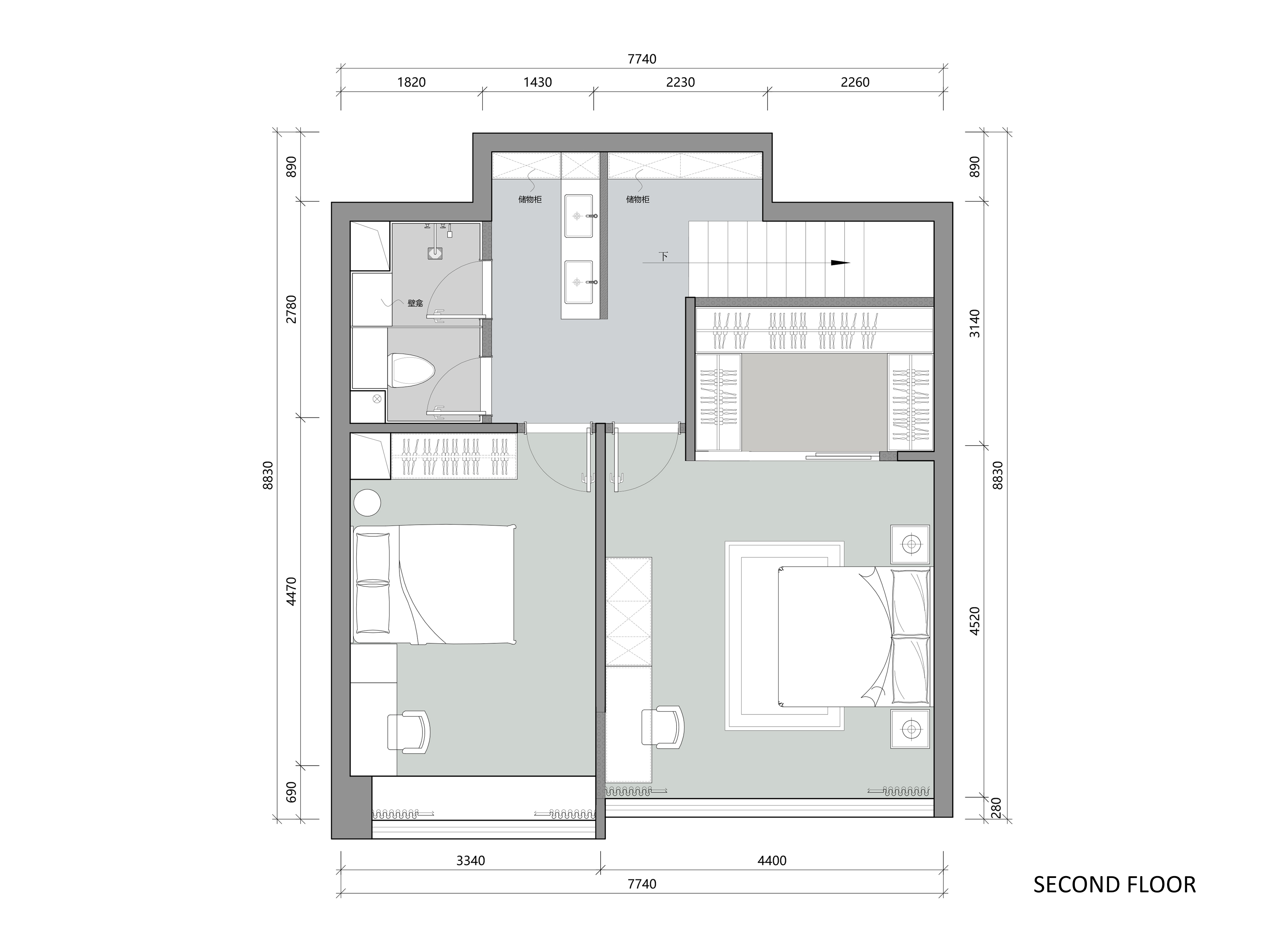 黑色琴键 · 四川成都 134㎡跃层私宅设计丨中国成都丨季意空间设计-10