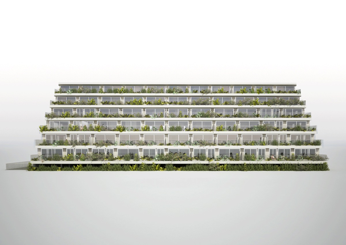 阿姆斯特丹绿色阶梯住宅 | Klencke NL Architects-111