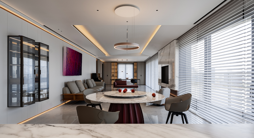 魔都陆家嘴 420㎡艺术大平层私人住宅丨中国上海丨循光空间-22