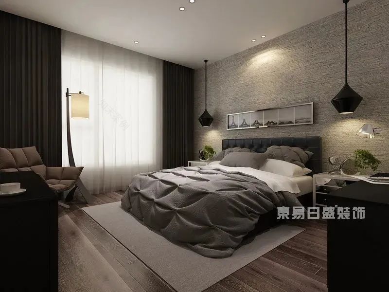 192㎡现代简约装修实景,暗黑系高端设计,动感格调并存-35