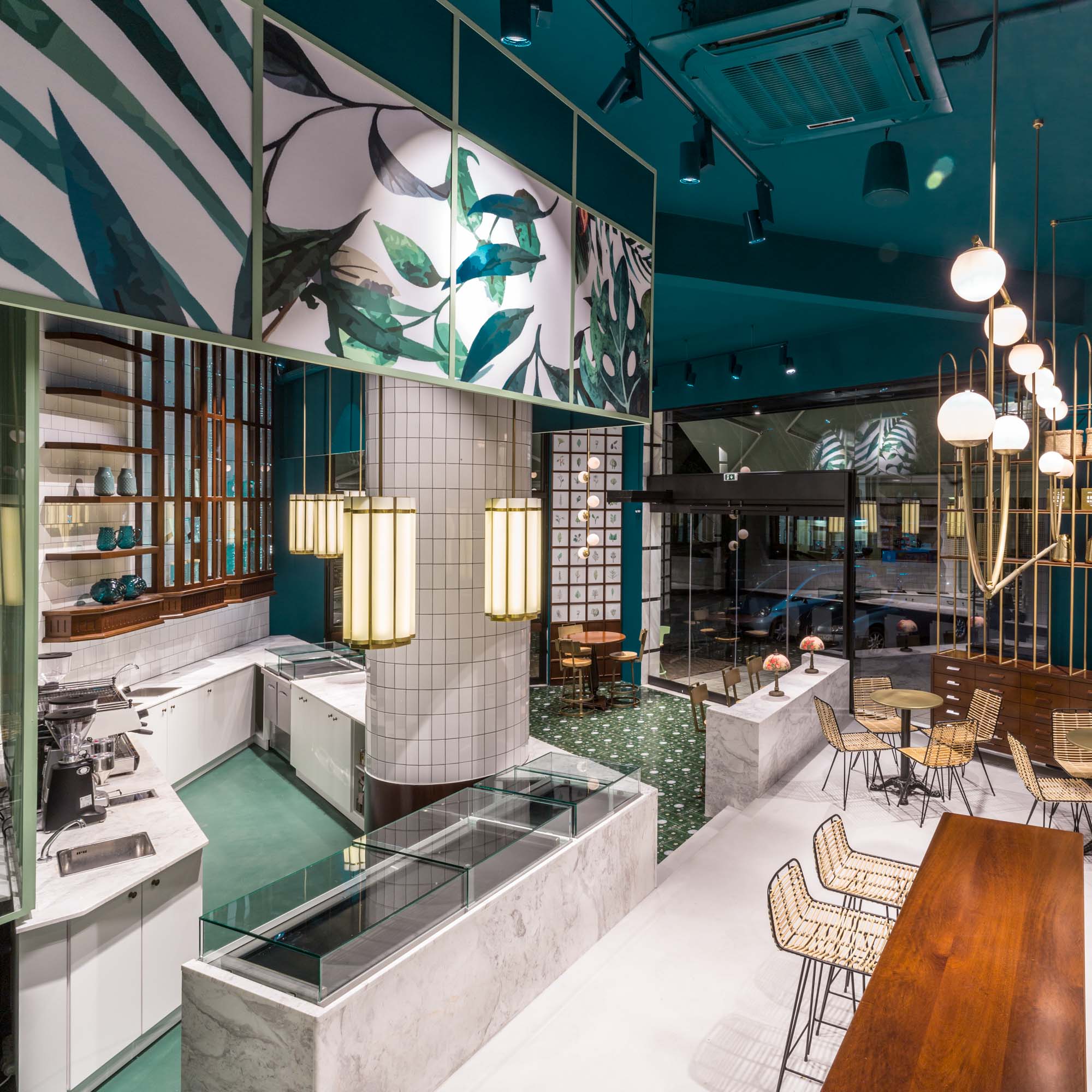 亚马逊雨林风情沉浸式咖啡空间丨Yiannis Pouspourikas Design Studio-0