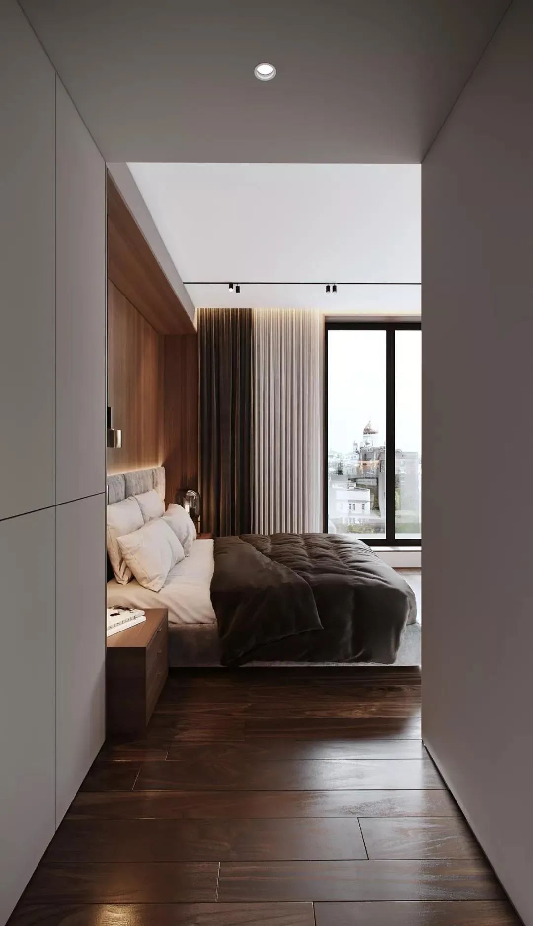 莫斯科 115㎡原木极简，温馨时尚空间设计-33