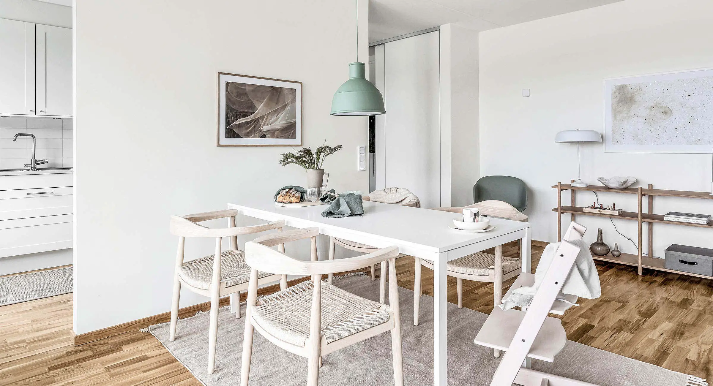 柔和木质公寓，轻奢家庭空间-3