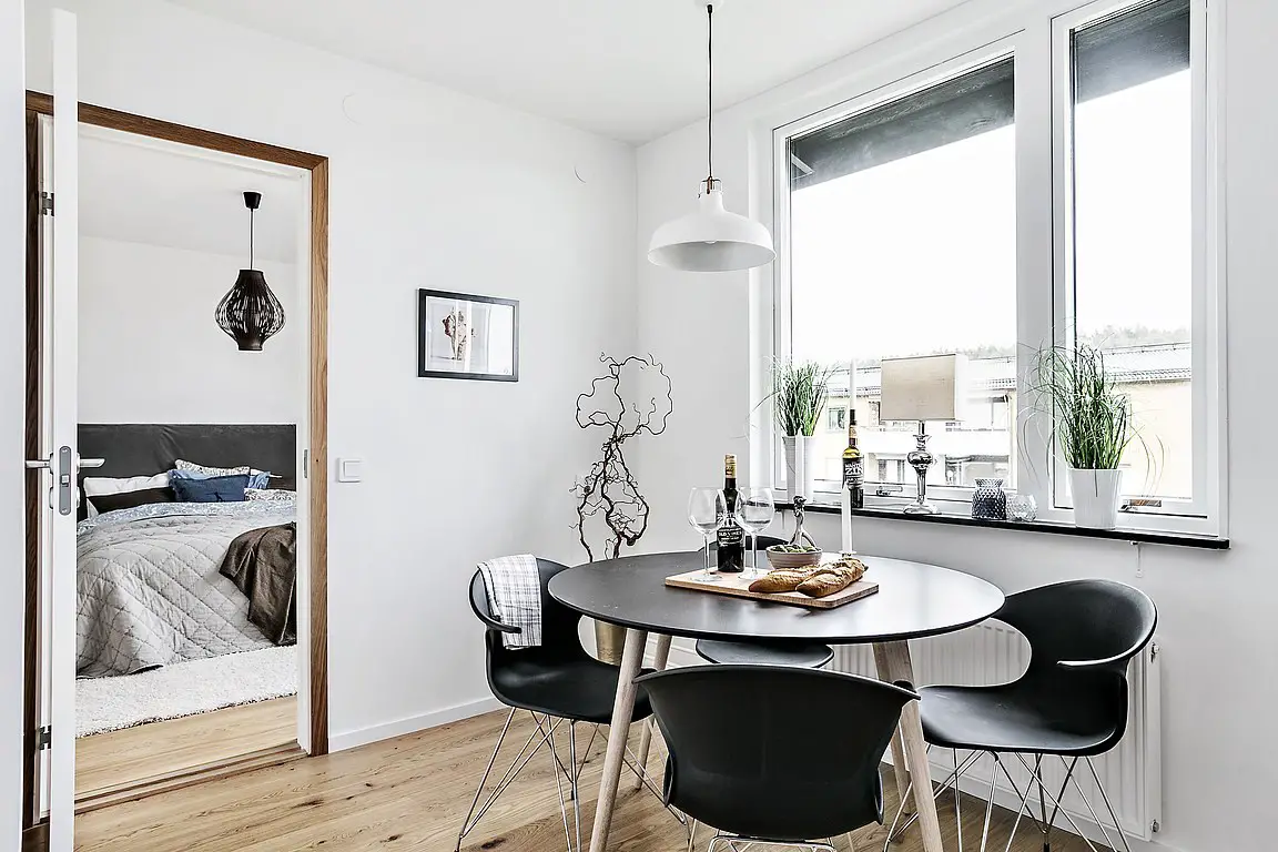 灰蓝调的宁静空间 | Scandinave 风格一居室设计-12