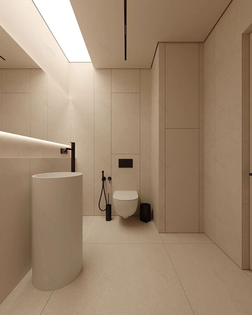 原木系奶油风极简空间loft公寓设计丨URSA STUDIO-78