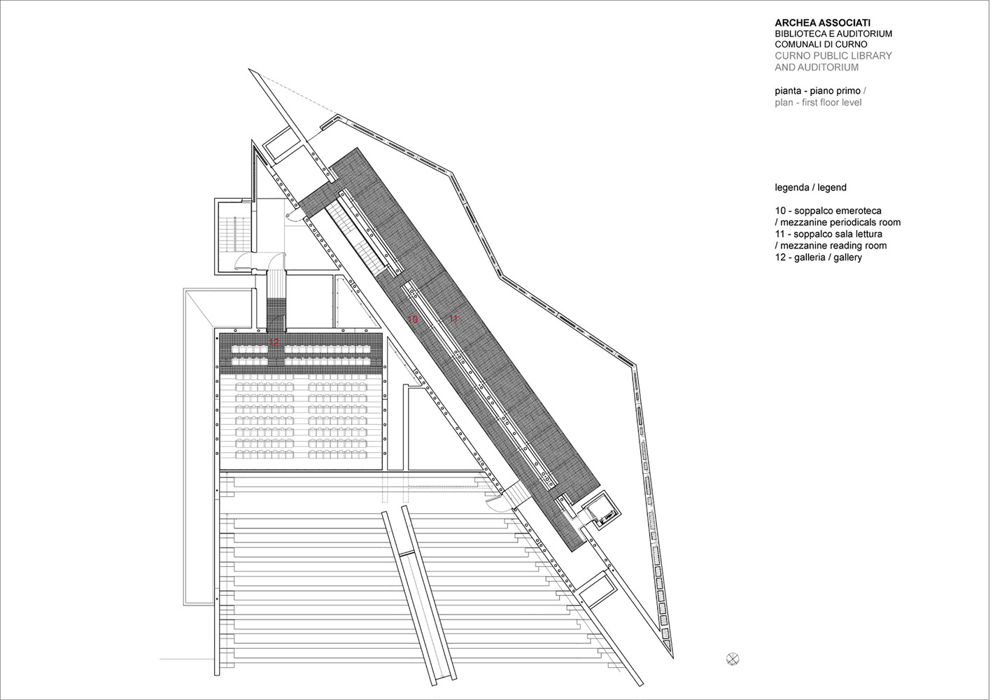 意大利 Curno 公共图书馆与礼堂 | 混凝土与字母的公共空间-57