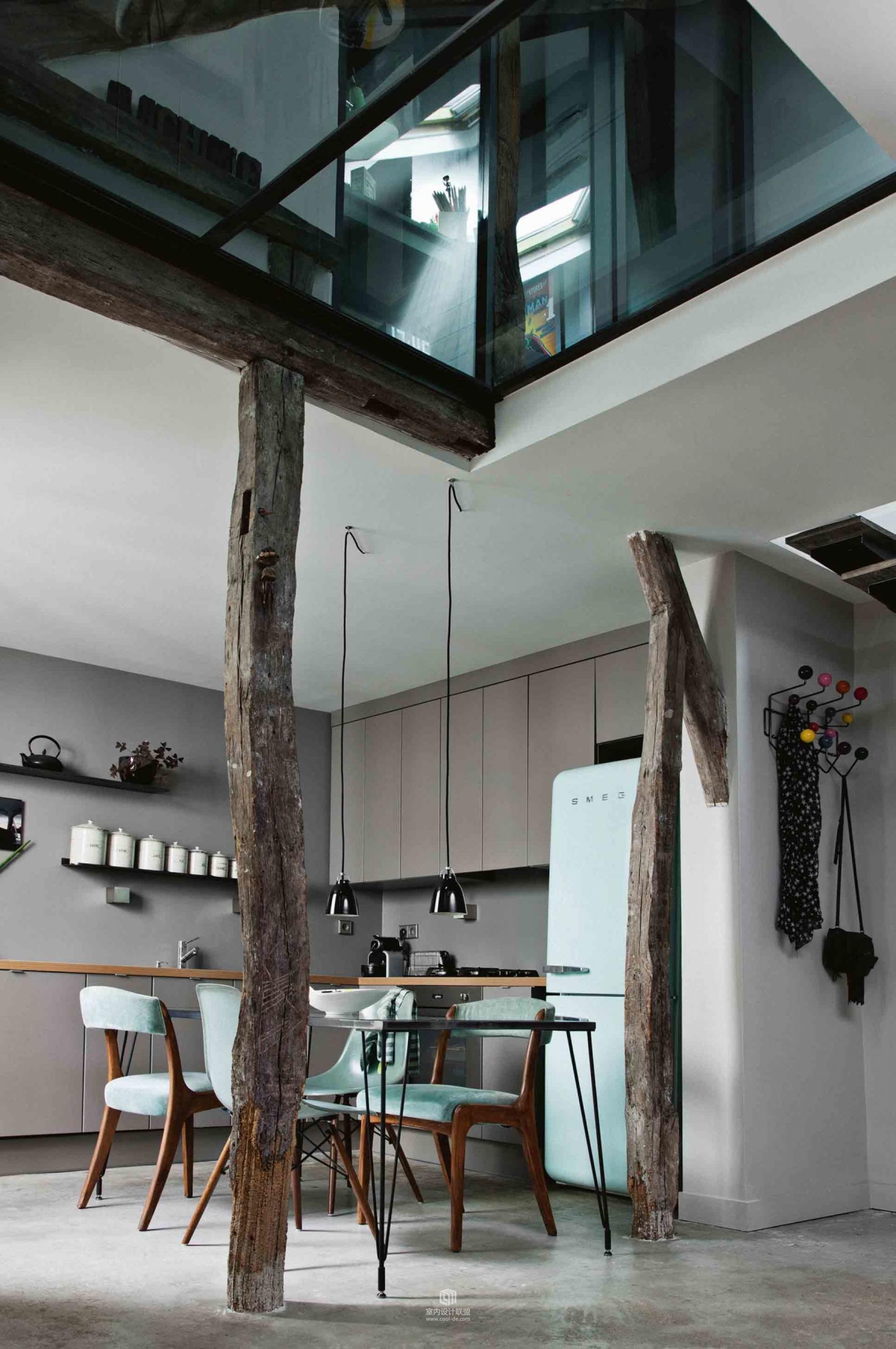 设计师夫妇黑色空间的戏法Isabelle、Matthieu-7