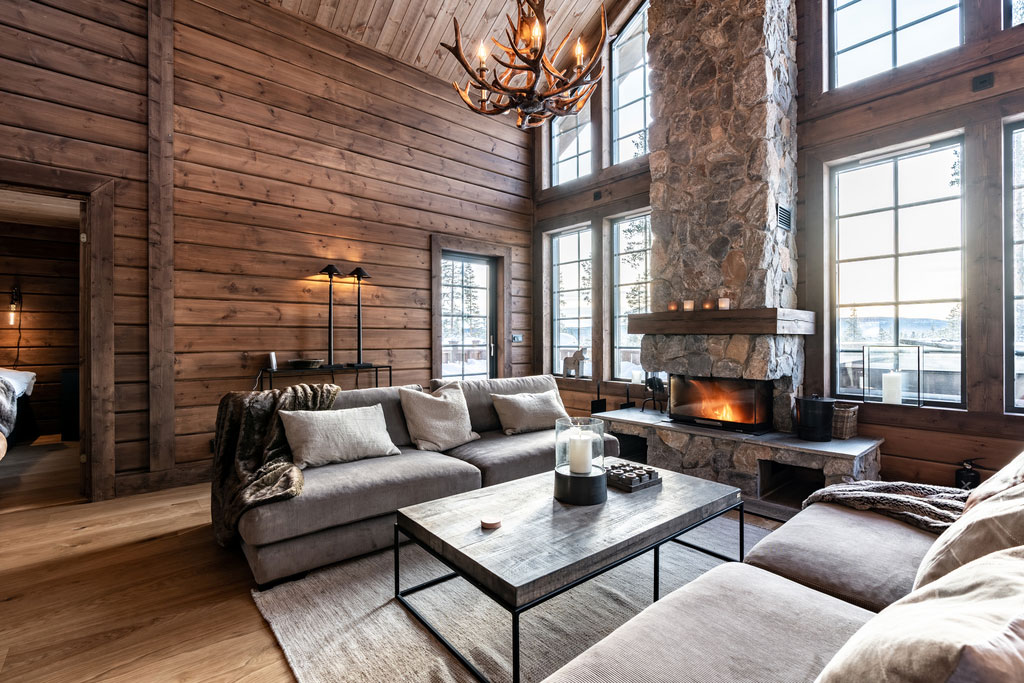 瑞典滑雪度假村的极简主义 Scandinavian chalet-5