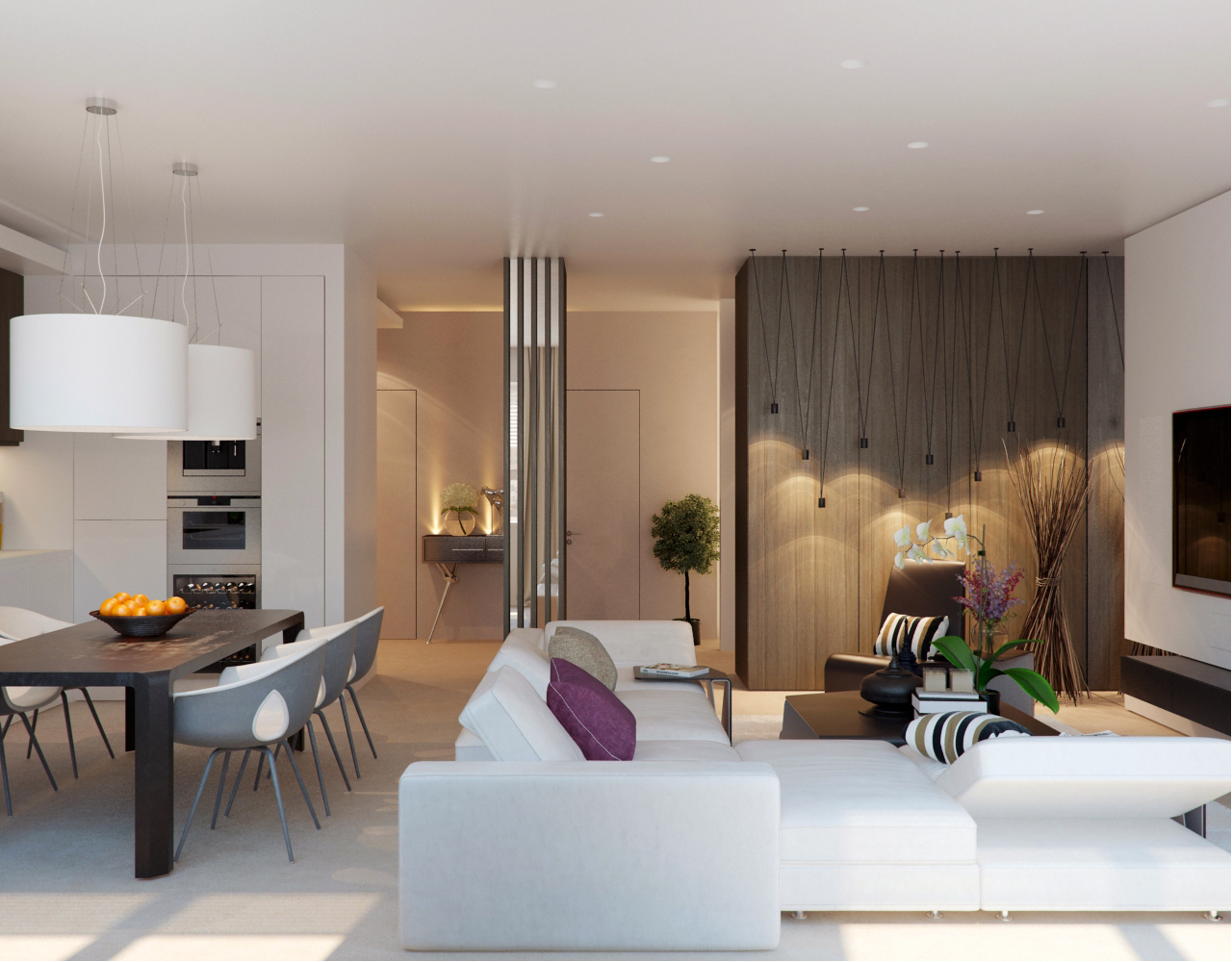 The interior of the apartment is 125 m  in a residential complex Felicita Alexandra Fedorova-8