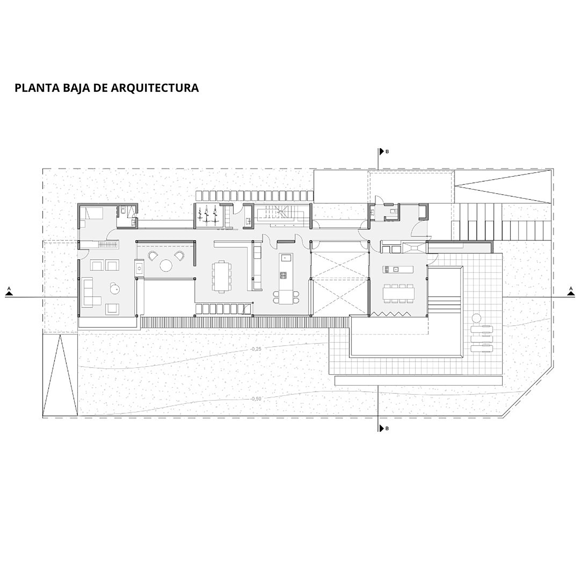 La Reserva社区独栋住宅丨阿根廷布兰卡港丨Vagón Arquitectura-12