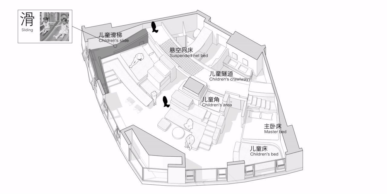 “环游山川”亲子客房丨中国深圳丨建筑营设计工作室-24