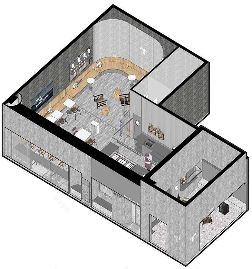 Ticle Coffee系列店设计丨中国沈阳丨大观建筑设计-6