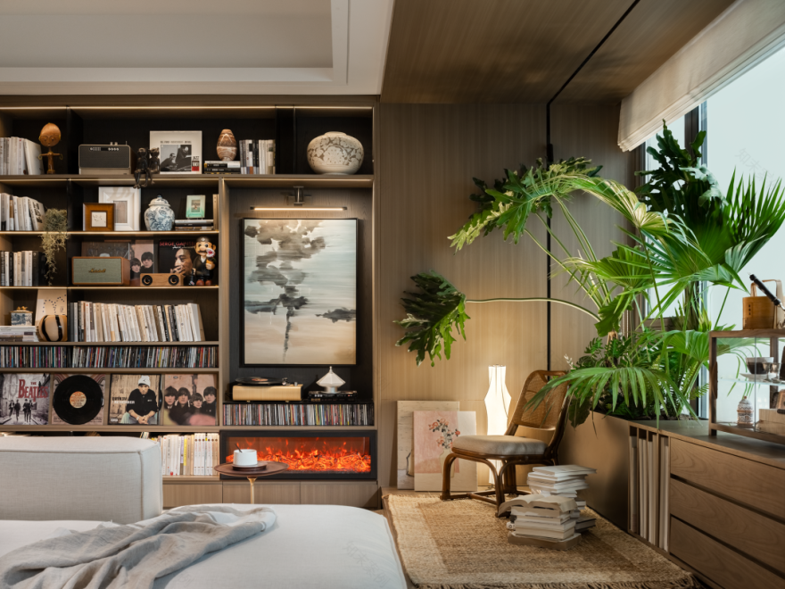 重庆万科星光天空之城C2户型样板房丨中国重庆丨深圳GNU金秋设计(硬装)-7