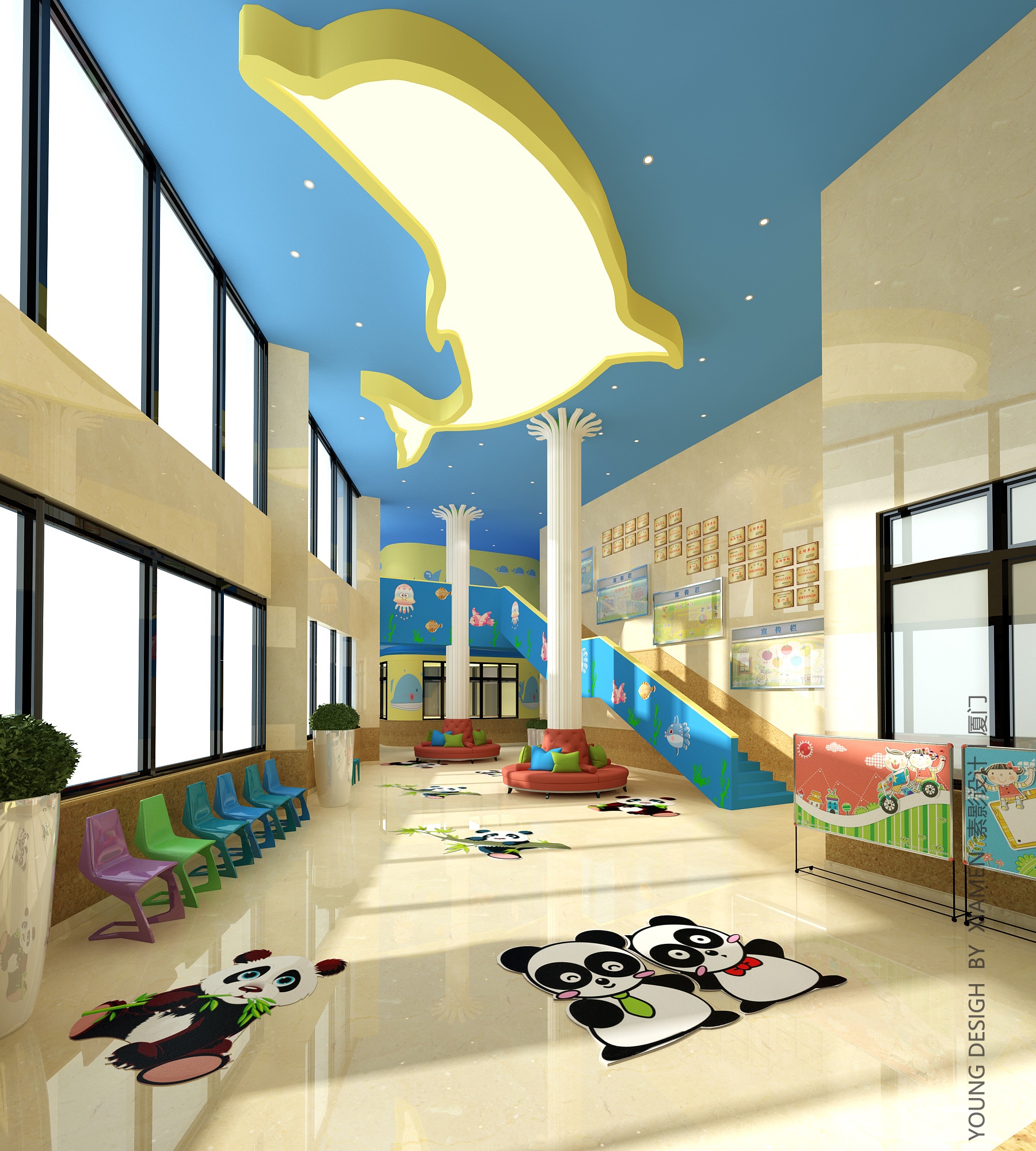 4971m²大型实验幼儿园丨中国雅安丨厦门素影设计机构,YOUNG室内设计工作室-14