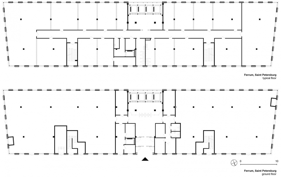 Ferrum 1 办公楼丨俄罗斯圣彼得堡丨TCHOBAN VOSS Architekten-36