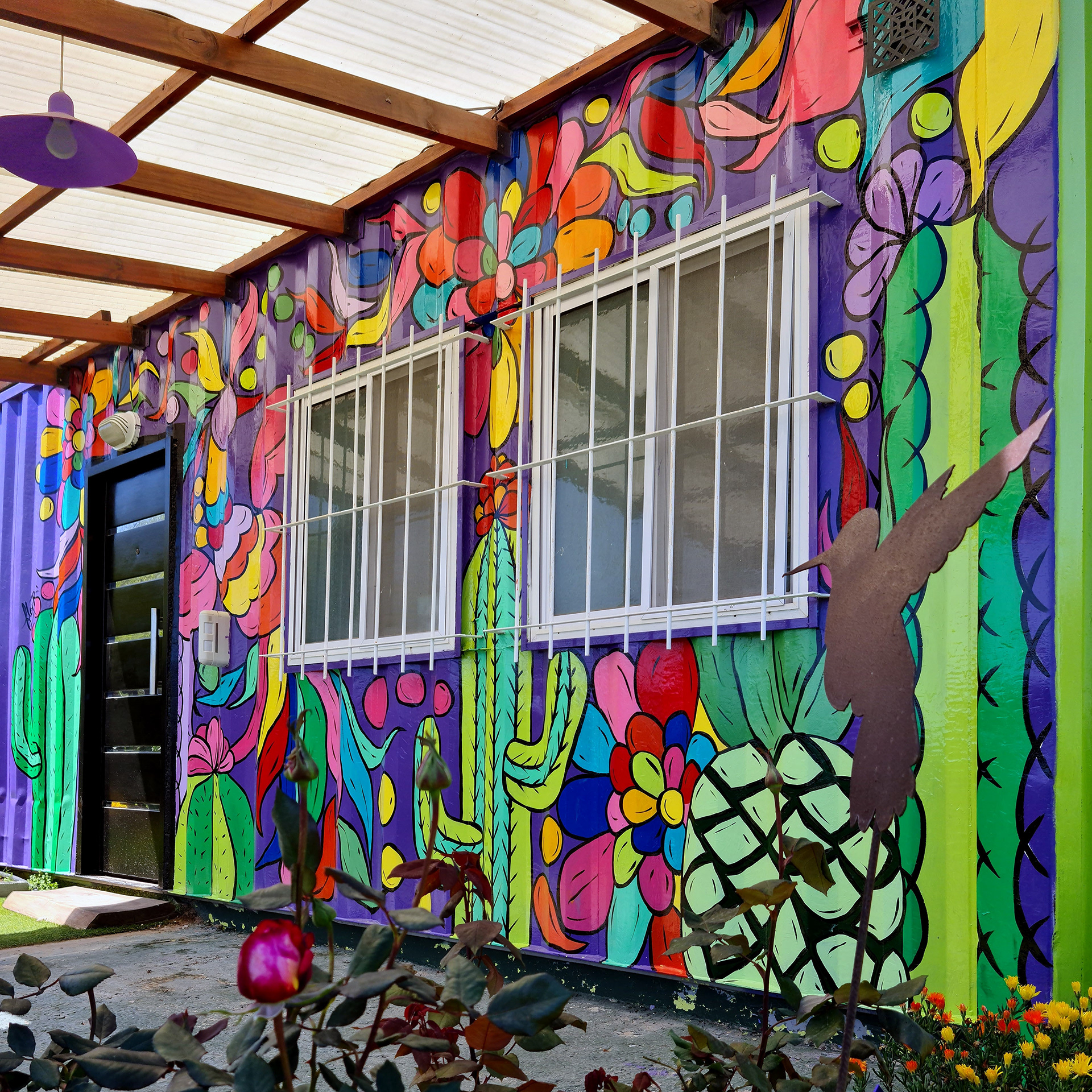 Mural Mexicano - Casa Container - a pedido-4