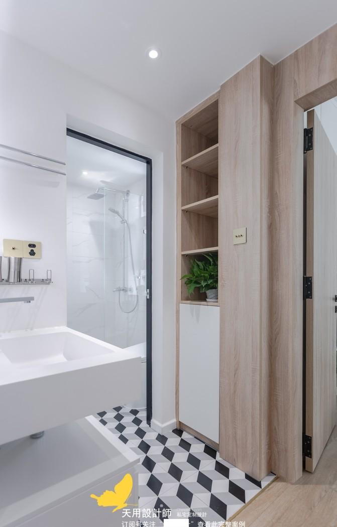 北欧现代简约风,两房改三房的实用与颜值在线设计-52