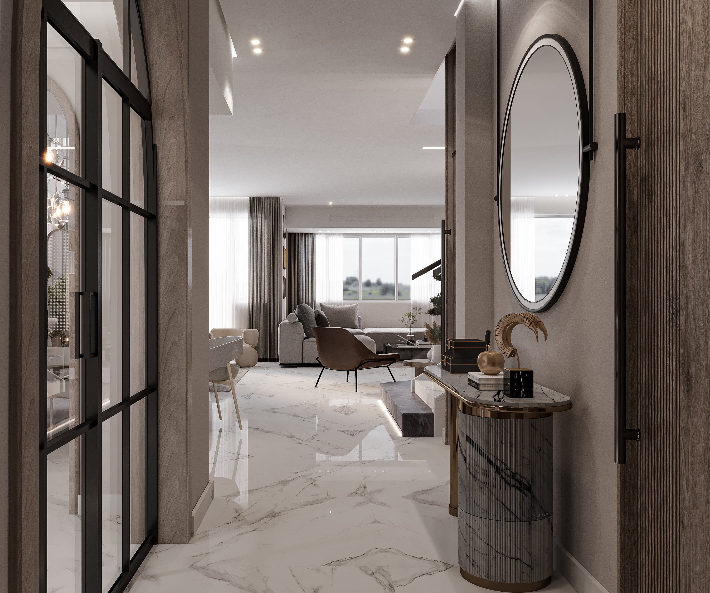 Monochromatic Modern Reception-0