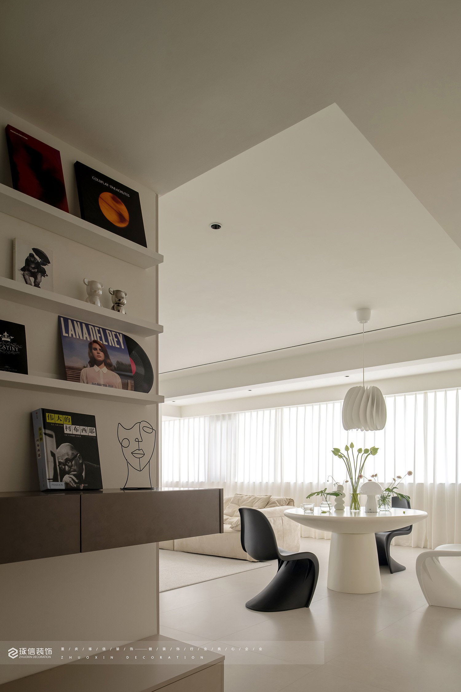 150 平奶油风改善型住房设计丨琢信装饰-14