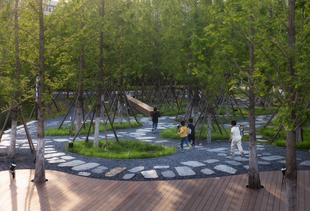 把生活放进温暖的街边口袋里 | 中新南京生态科技岛口袋公园计划-72