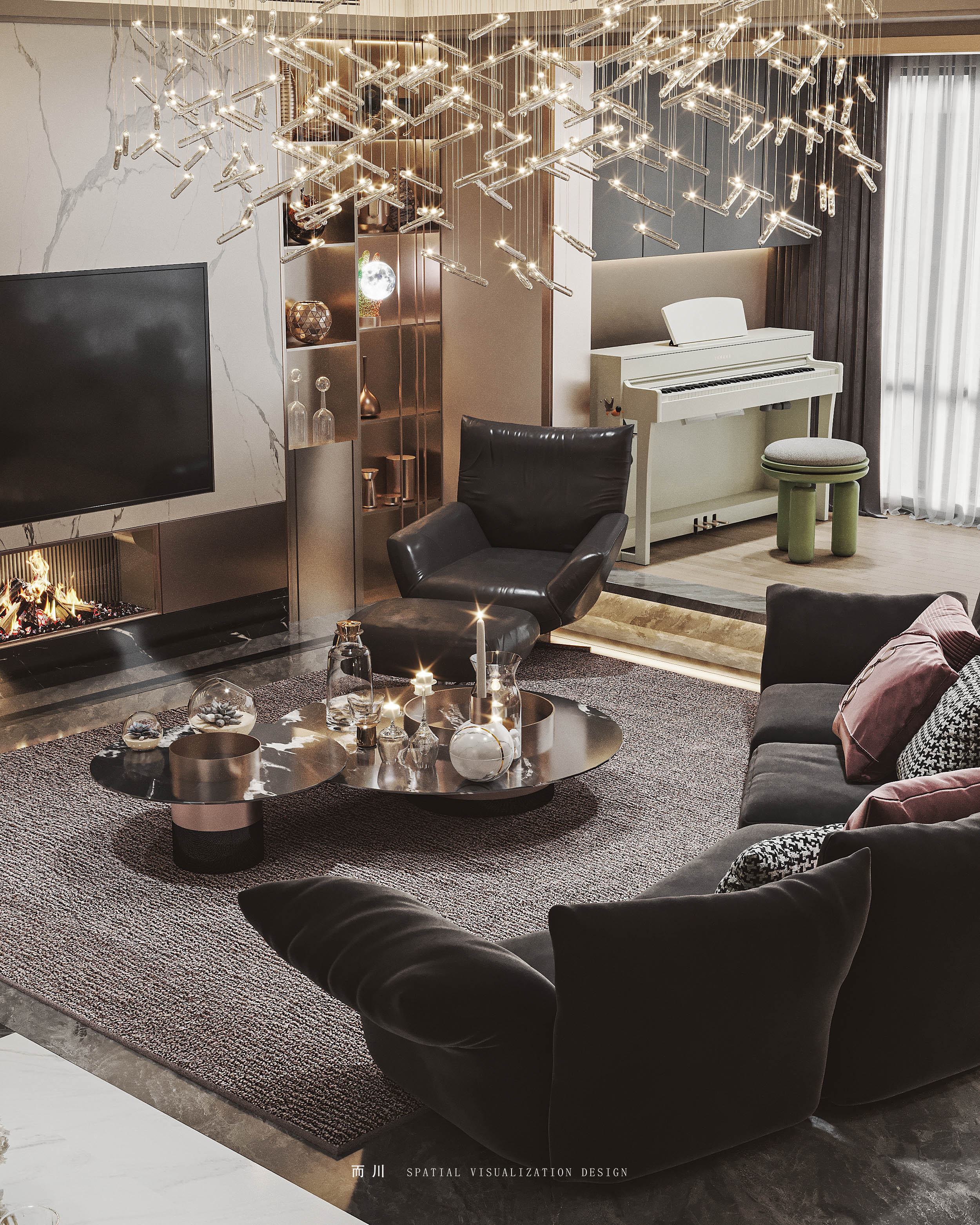 意式轻奢丨而川空间可视化工作室-10
